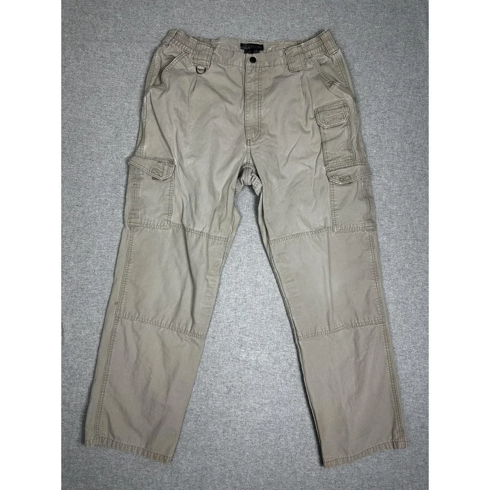 5.11 Tactical Original 5.11 Pant 36x32 Tan Cargo Double Knee Utility Workwear